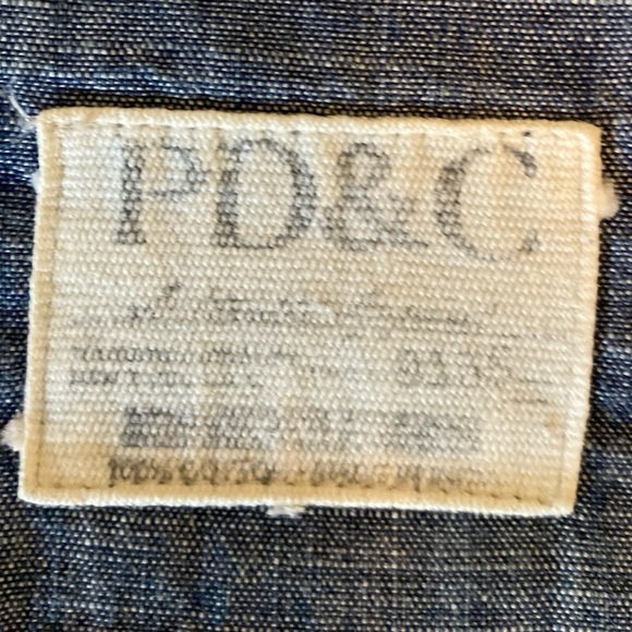 Pearl snap Mens denim shirt Long sleeve xl - Picture 4 of 4